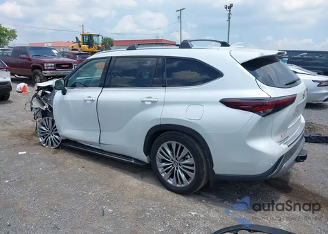 2024 Toyota Highlander Platinum из США, поврежденный, VIN 5TDKDRBH5RS569473